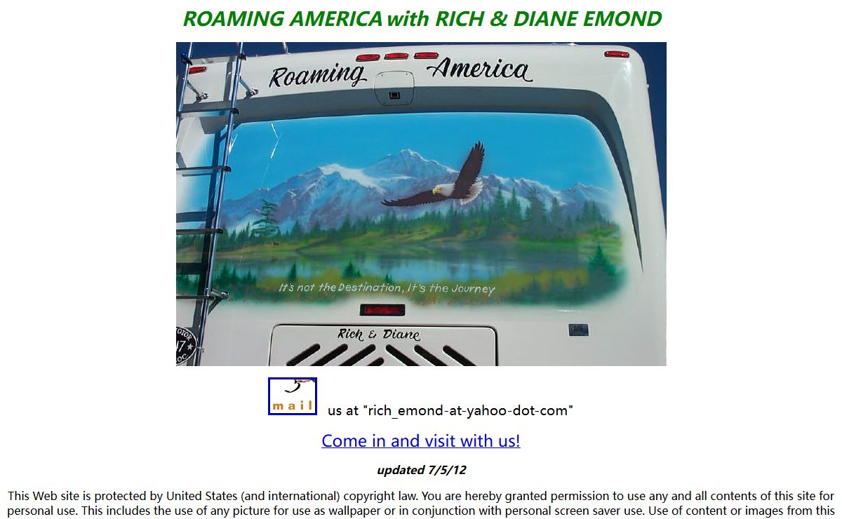 Roaming America with Rich and Diane Emond