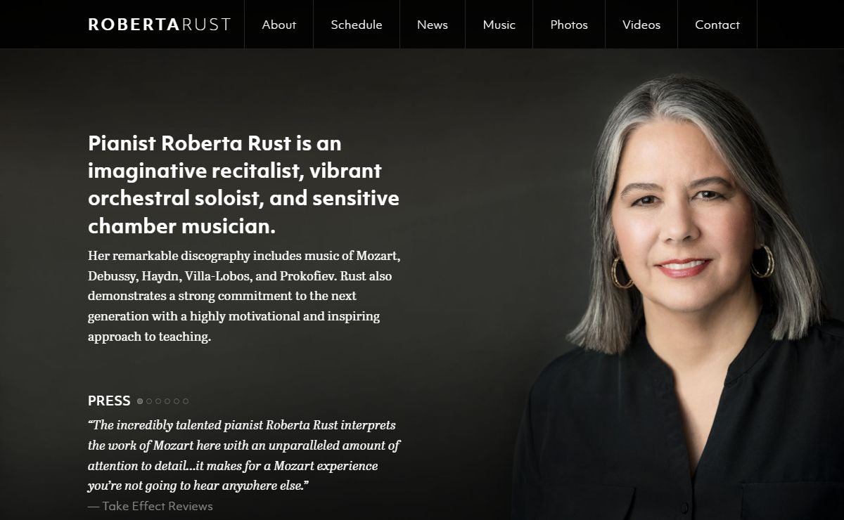 Official Website of Pianist Roberta Rust