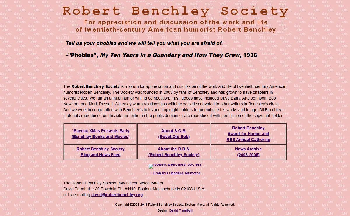 Robert Benchley Society