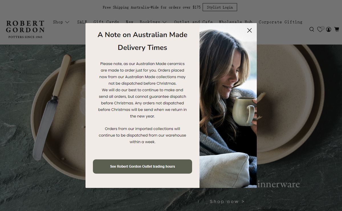 Robert Gordon Australia - Making Pottery since 1945