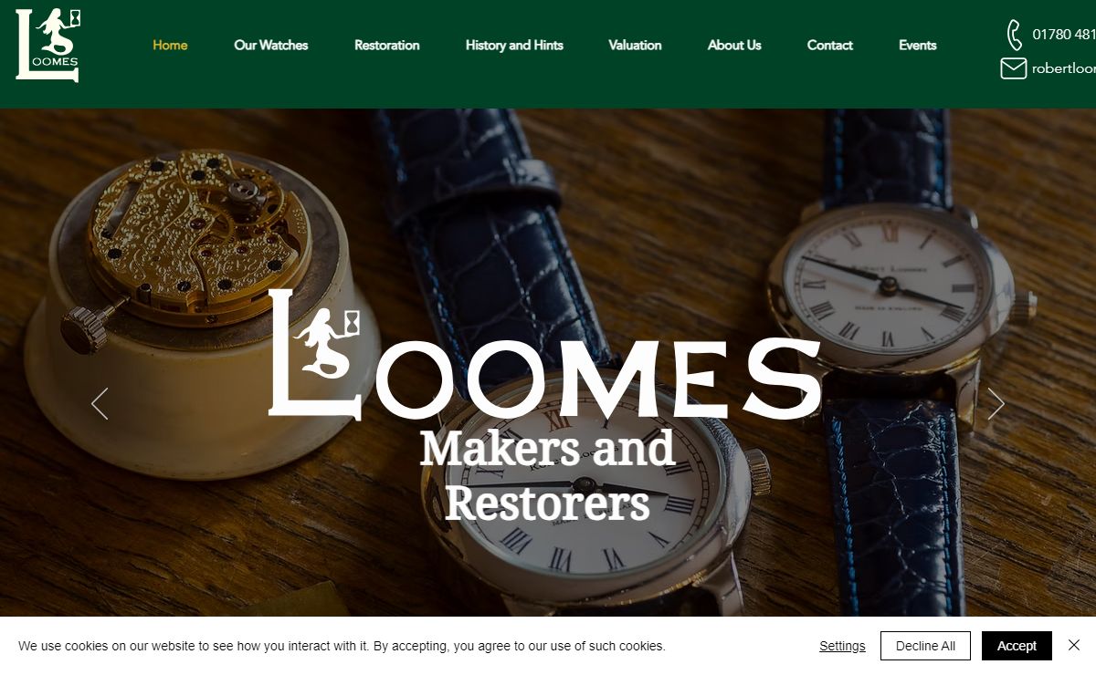 Loomes of Stamford | Clock and Watch Repair | England