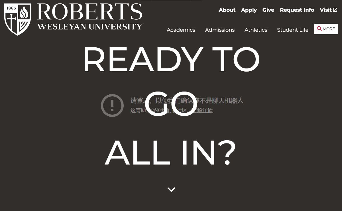 Home | Roberts Wesleyan University