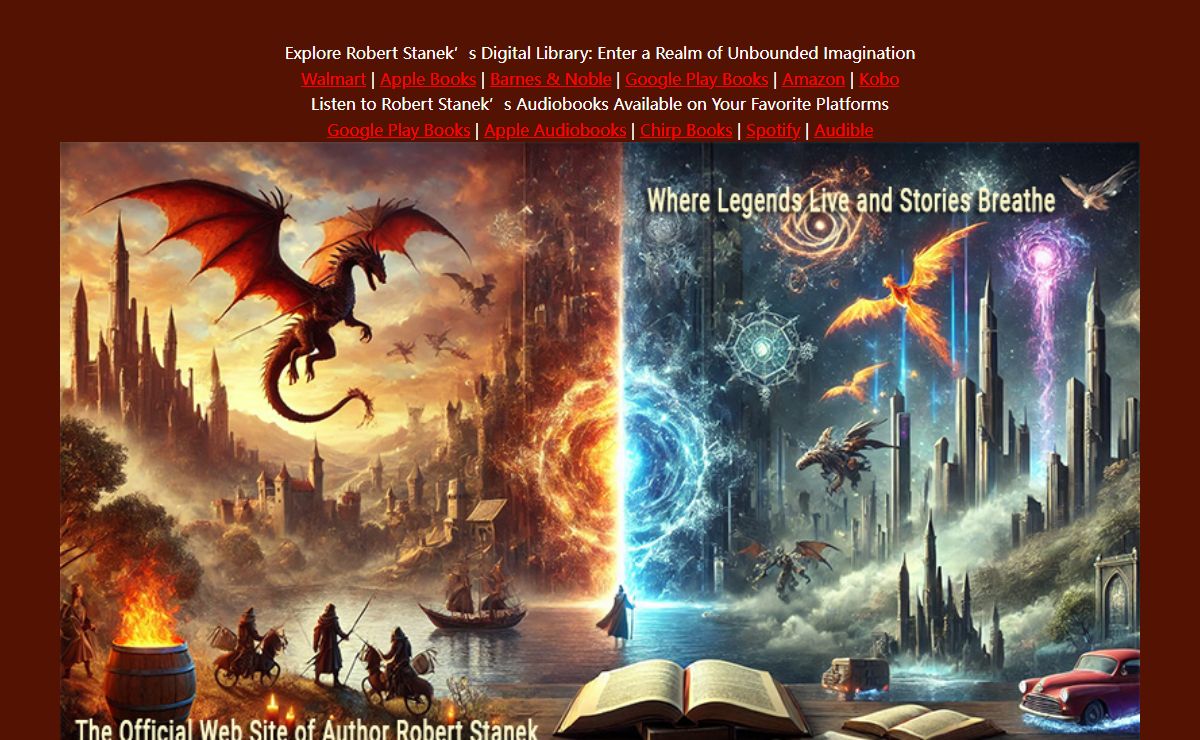 The Official Web Site of Author Robert Stanek