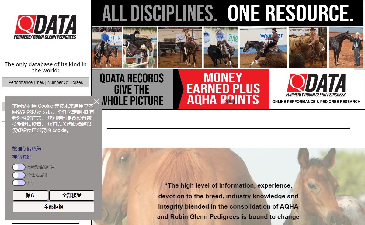 QData – Sale Catalogs | QData Equine Data