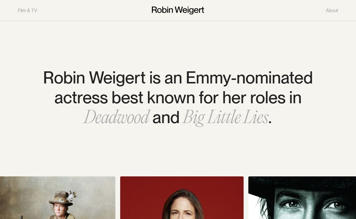 Home | Robin Weigert