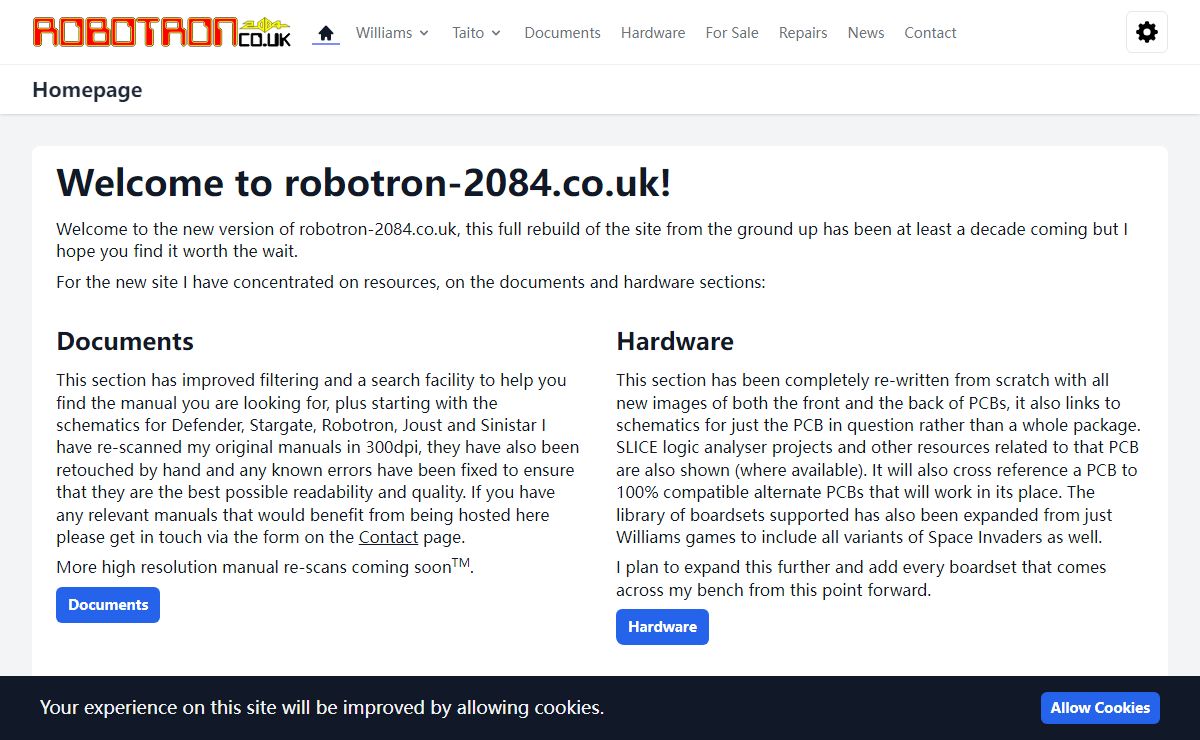 Homepage - robotron-2084.co.uk