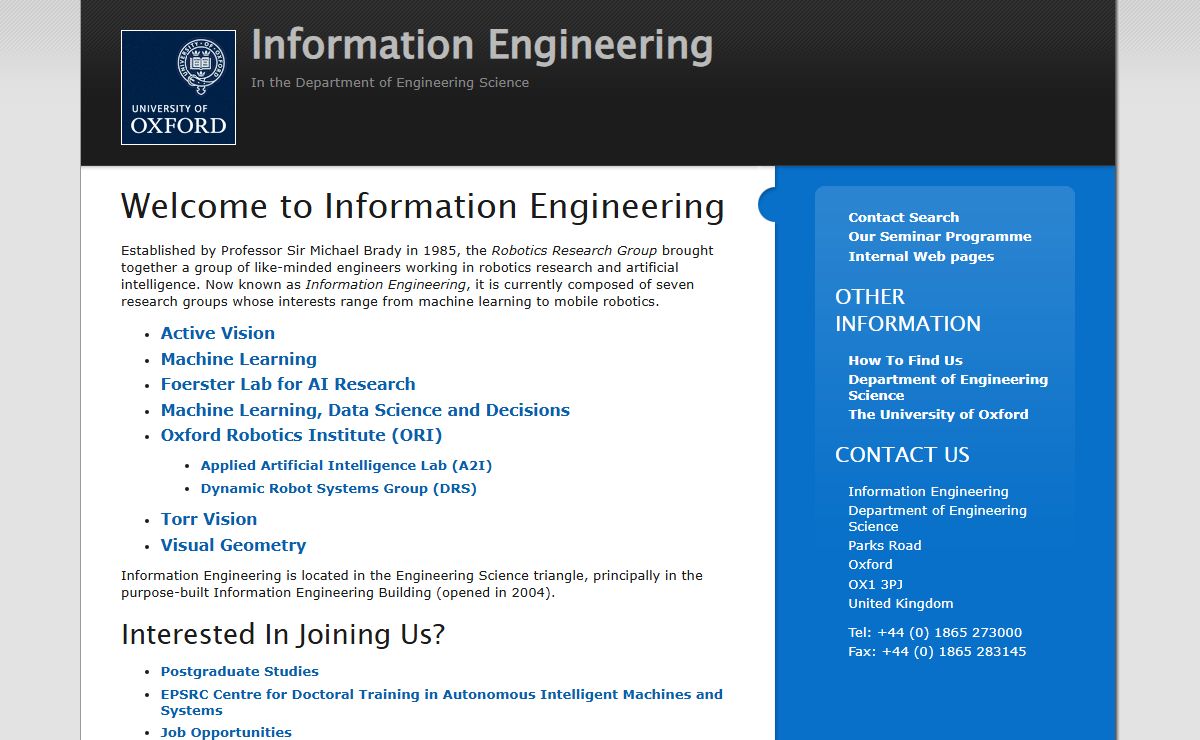 Information Engineering Main/Home Page