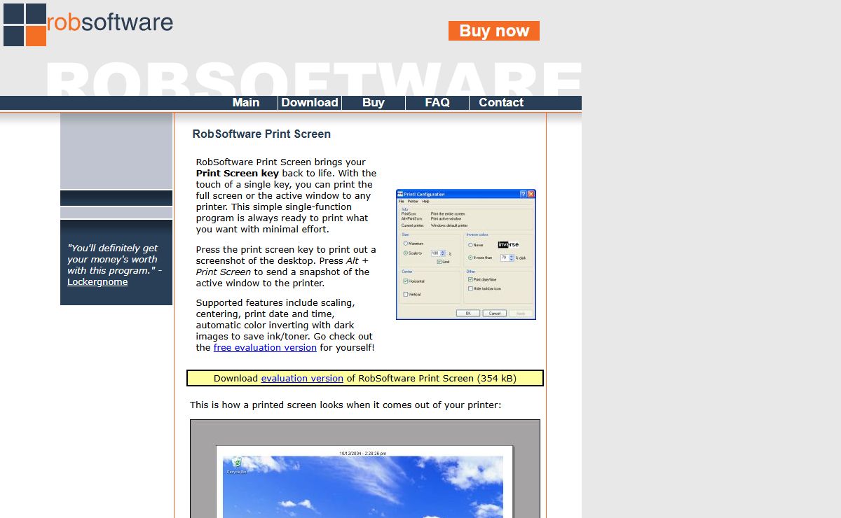 Print screen software