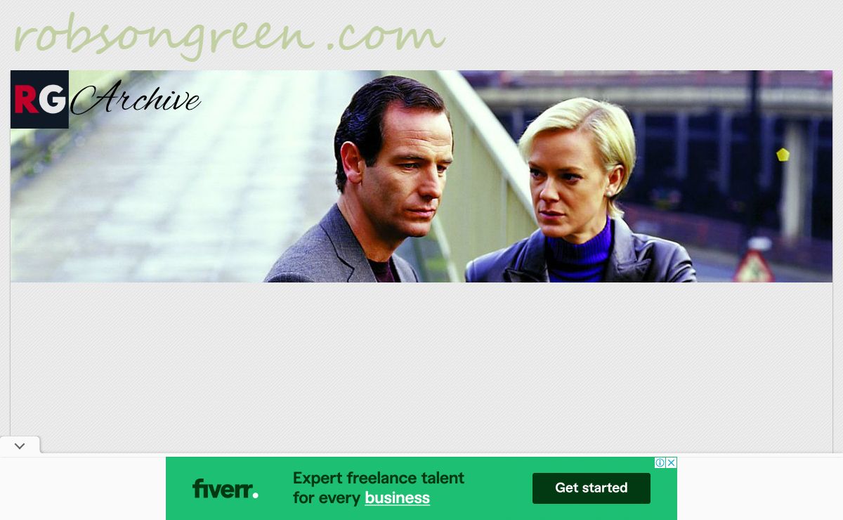RobsonGreen.com - The Robson Green Archive