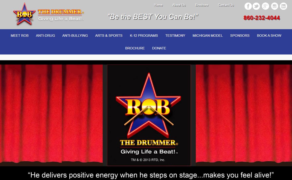Youth Motivational Speaker | Anti Substance Abuse | Anti Bullying | Rob the Drummer