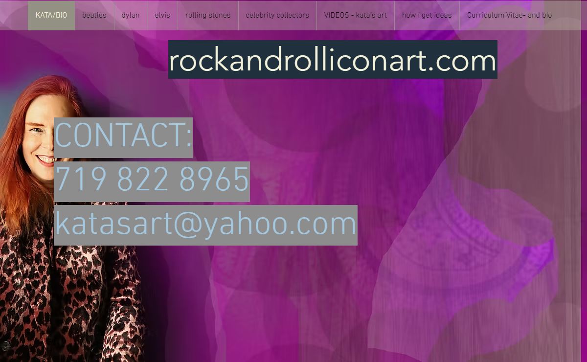 rock and roll icon art by kata billups, rockandrolliconart.com, cadiz
