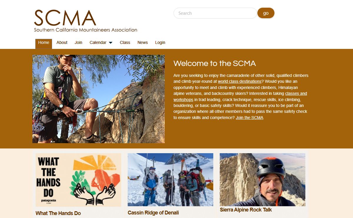 Southern California Mountaineers Association - Home