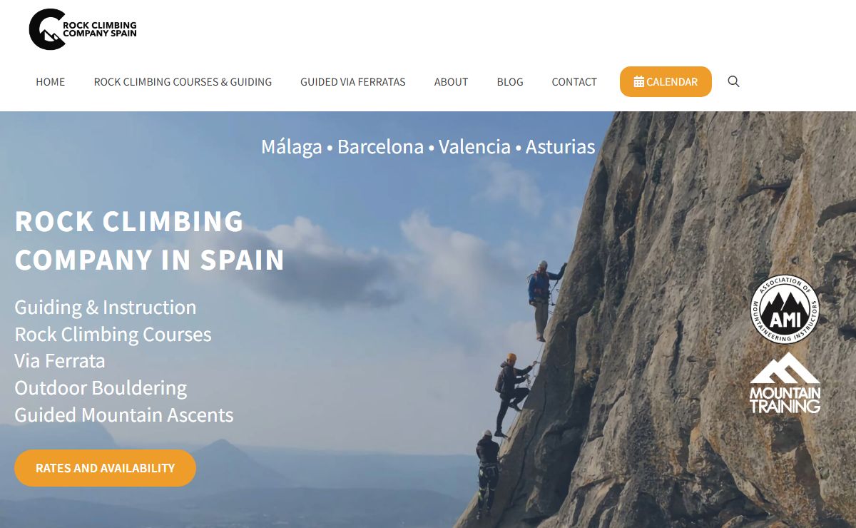 Rock Climbing Company in Spain - Guiding & Instruction