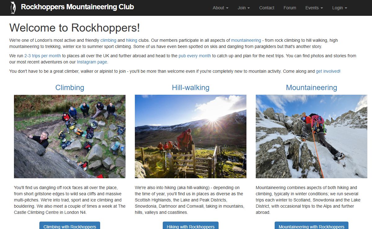 Rockhoppers Mountaineering Club