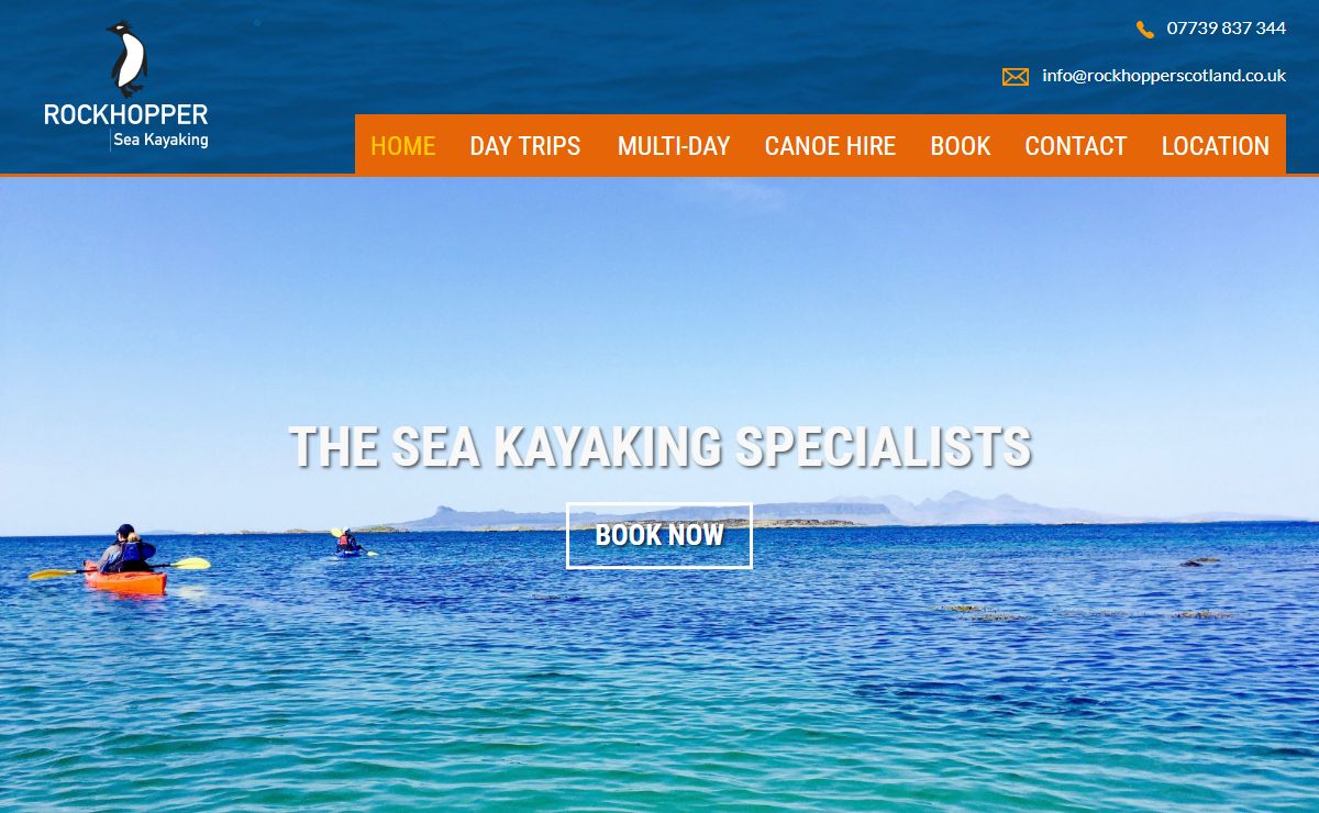 Scotland Sea Kayaking, Water Activities, trips - Rockhopper, Fort William