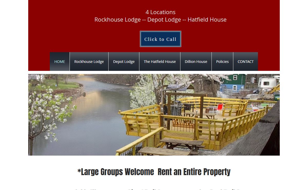 Rockhouse Lodge or The Depot Lodge - Hatfield-McCoy Trails | Hatfield McCoy Lodging | Man, WV, USA
