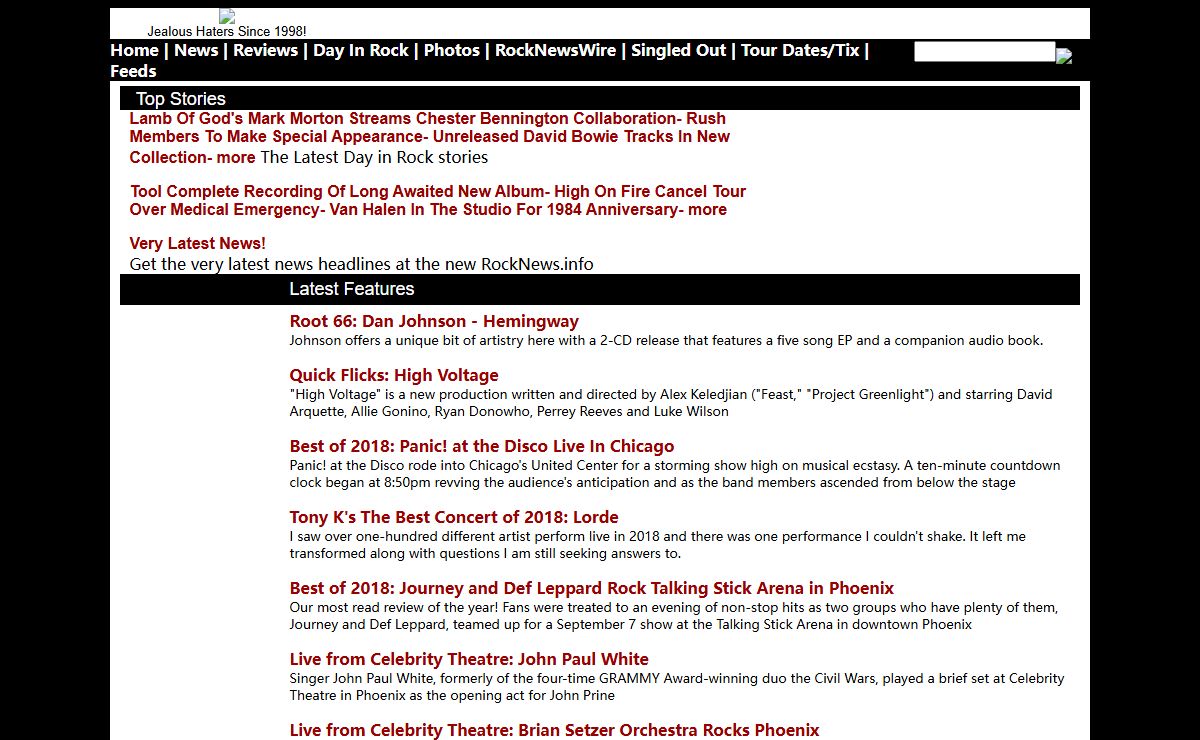 antiMUSIC - Fan interactive Rock news, reviews, views, interviews and more!