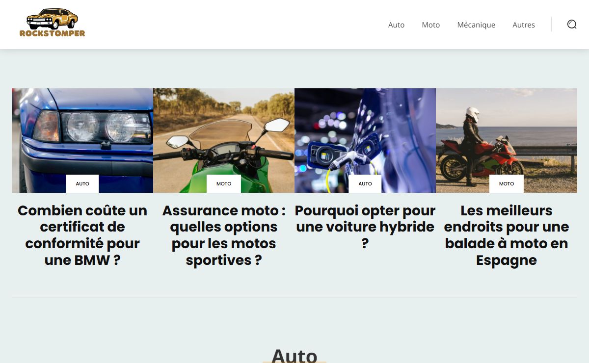 Rockstomper - Magazine auto : actualités et informations pratiques