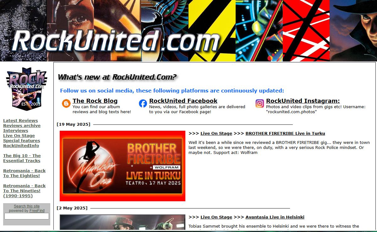 RockUnited.Com - All In The Name of Rock!