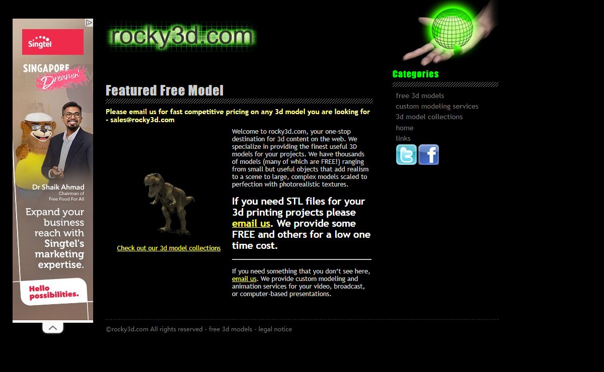 FREE 3D MODELS, Custom 3d Models, 3d Modeling, 3d Animation, Free Models