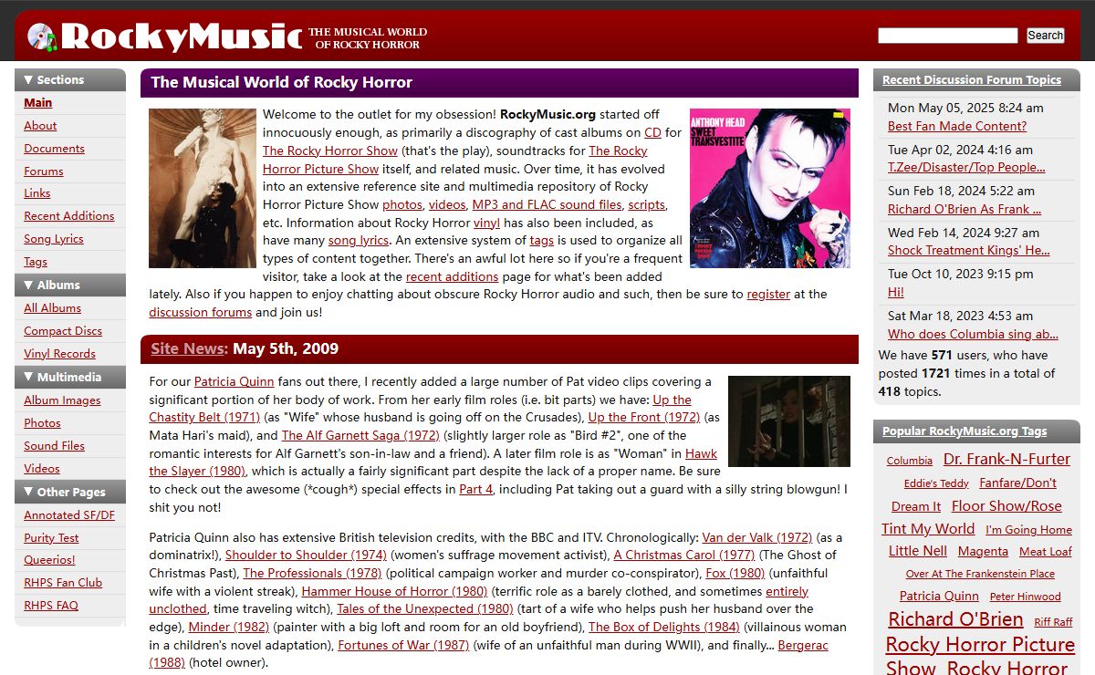 RockyMusic - The Musical World of Rocky Horror