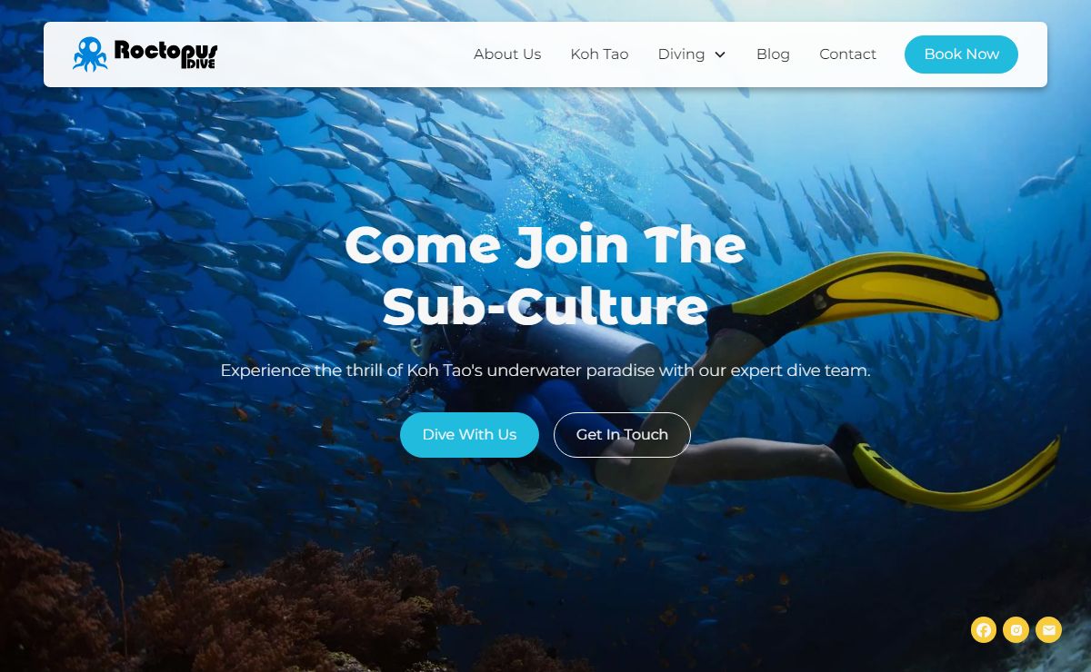 Dive into Adventure with Roctopus Dive | Your Ultimate Koh Tao Scuba Diving Experience