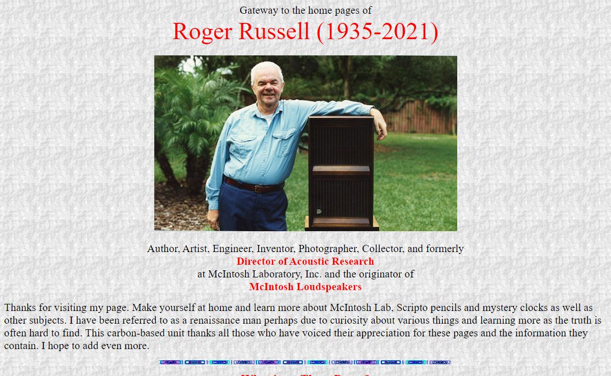 Roger Russell, McIntosh Lab., Scripto and Norma Pencils and leads