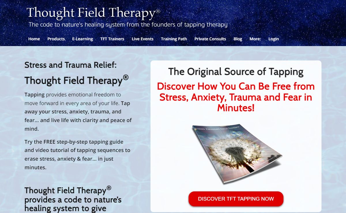 The Founders Of Tapping - TFT Thought Field Therapy® | Callahan Techniques Tapping