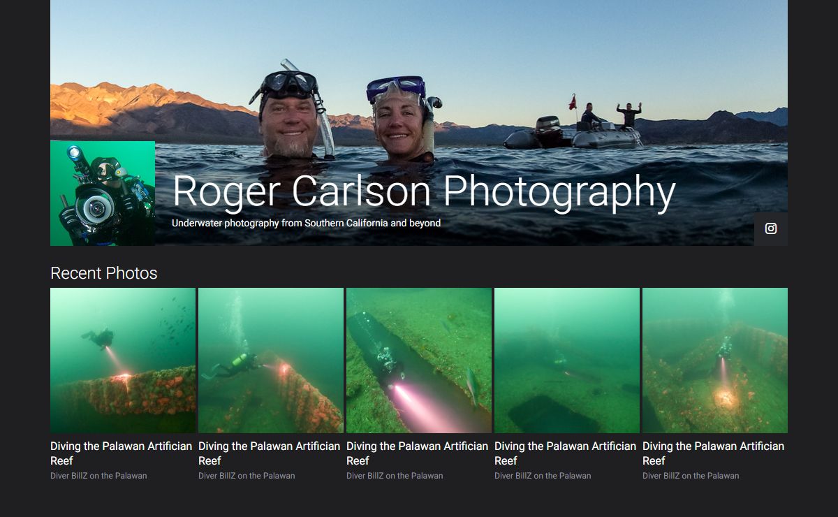 Roger Carlson's Underwater Photography from Southern California