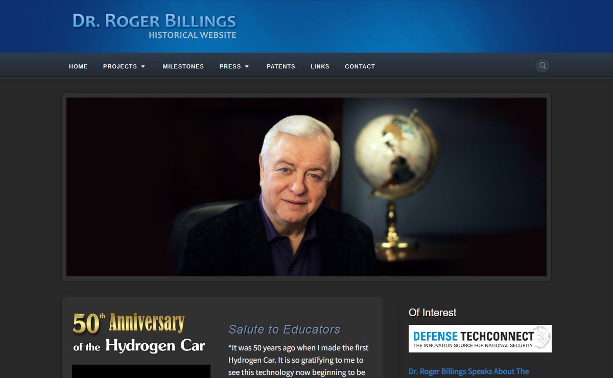 Dr. Roger Billings | Historical Website