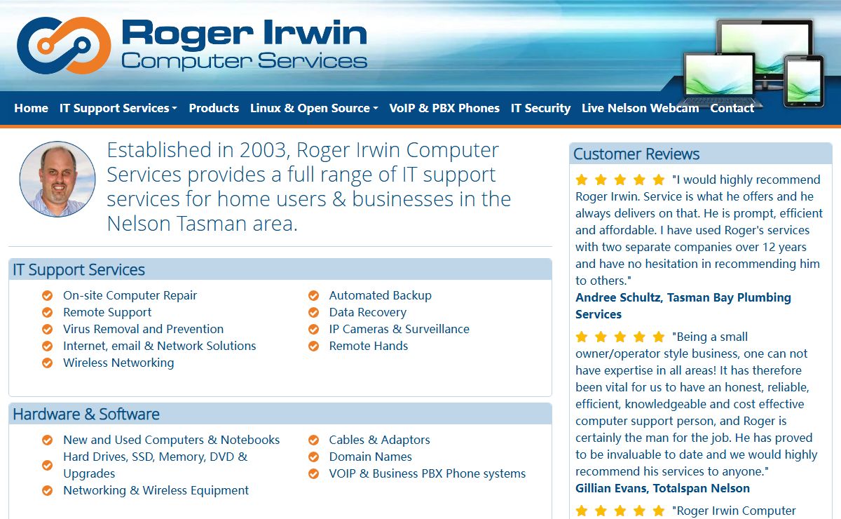 IT Support Services & Computer Repair in Nelson, Stoke, Richmond & Tasman