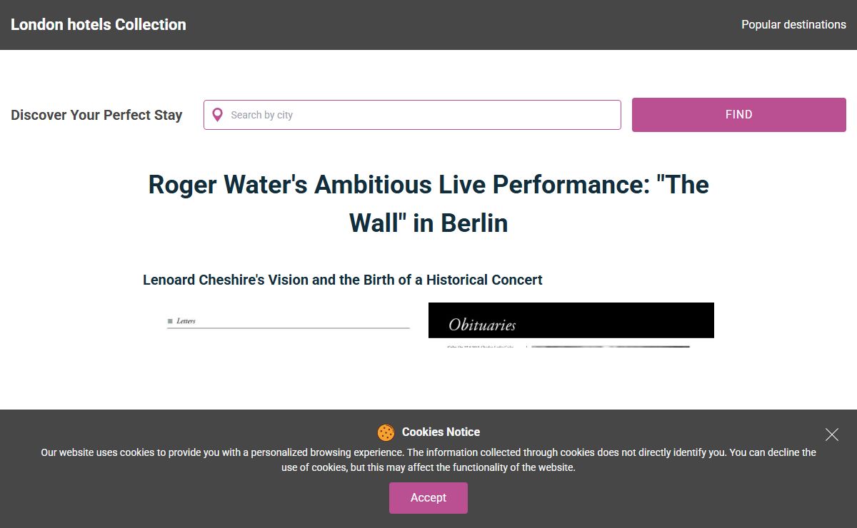 Roger Waters International Fan Club Home Page