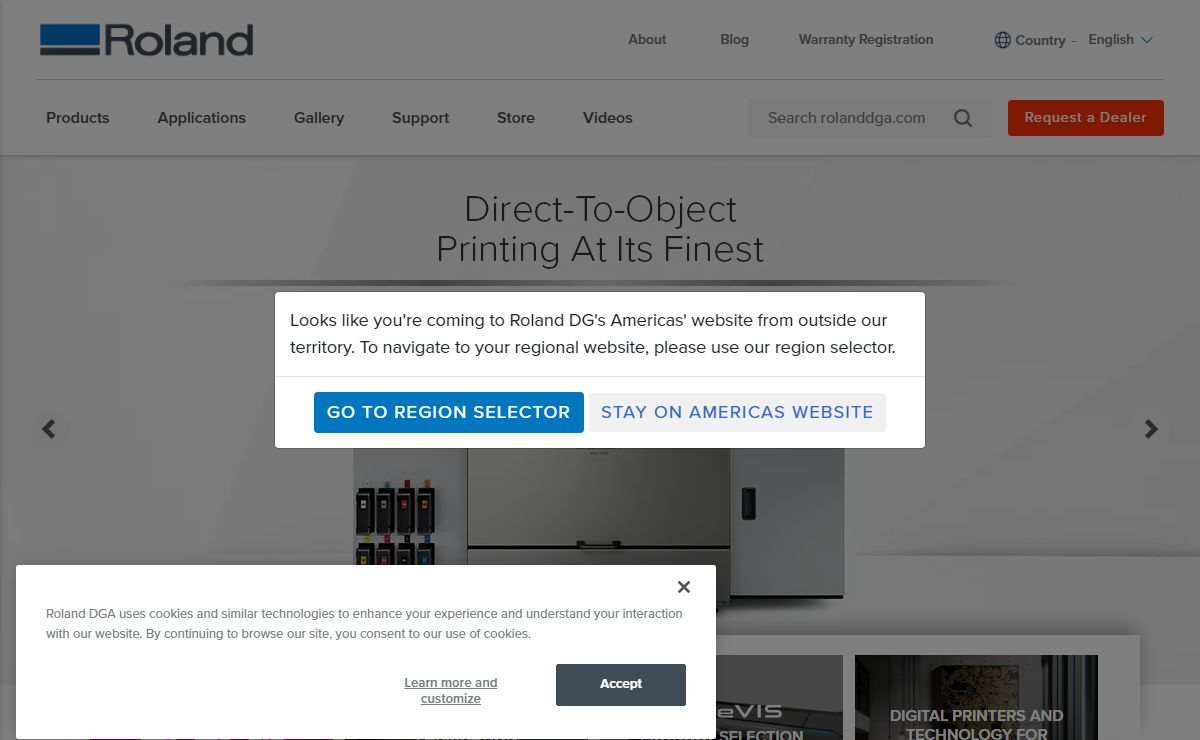 Inkjet printers, engravers, milling machines and more | Roland DGA Corporation