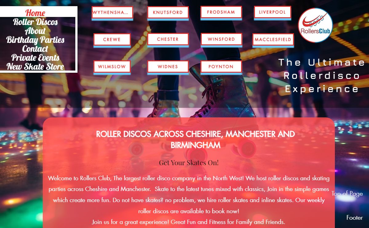 Roller skating discos | Rollers Club Roller Discos