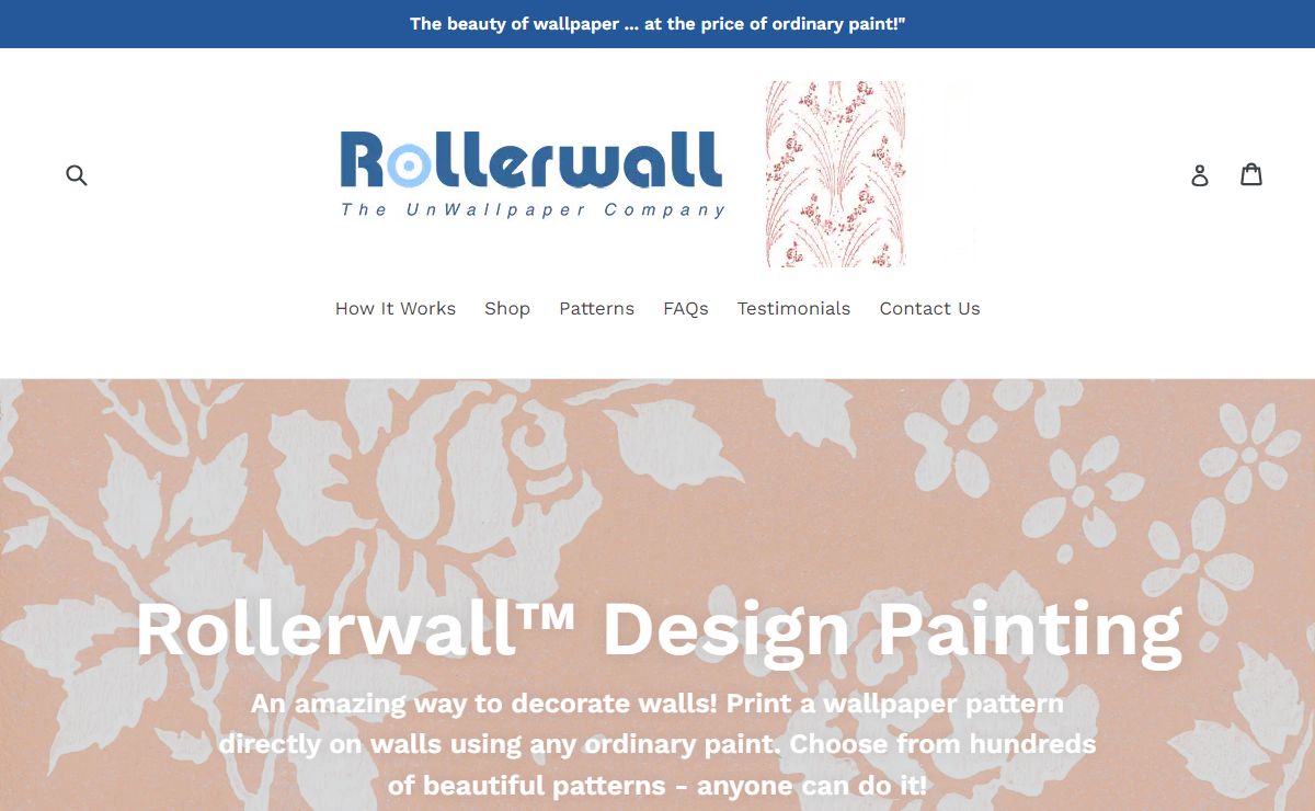Rollerwall UnWallpaper Design Painting – Rollerwall Inc - The Un-Wallpaper Company