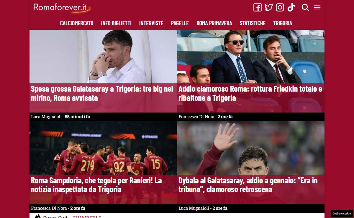 RomaForever - Le migliori notizie sulla AS Roma