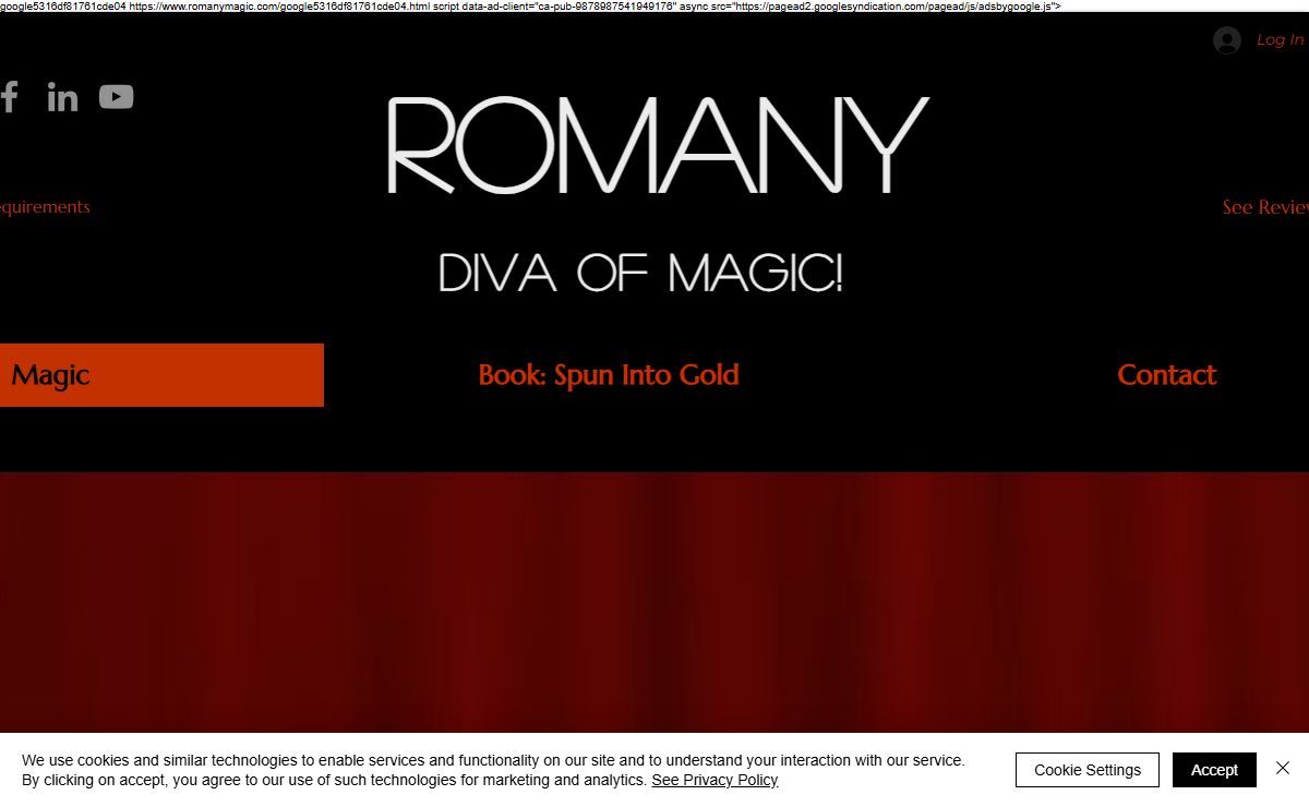 Cabaret | Romany Diva of Magic