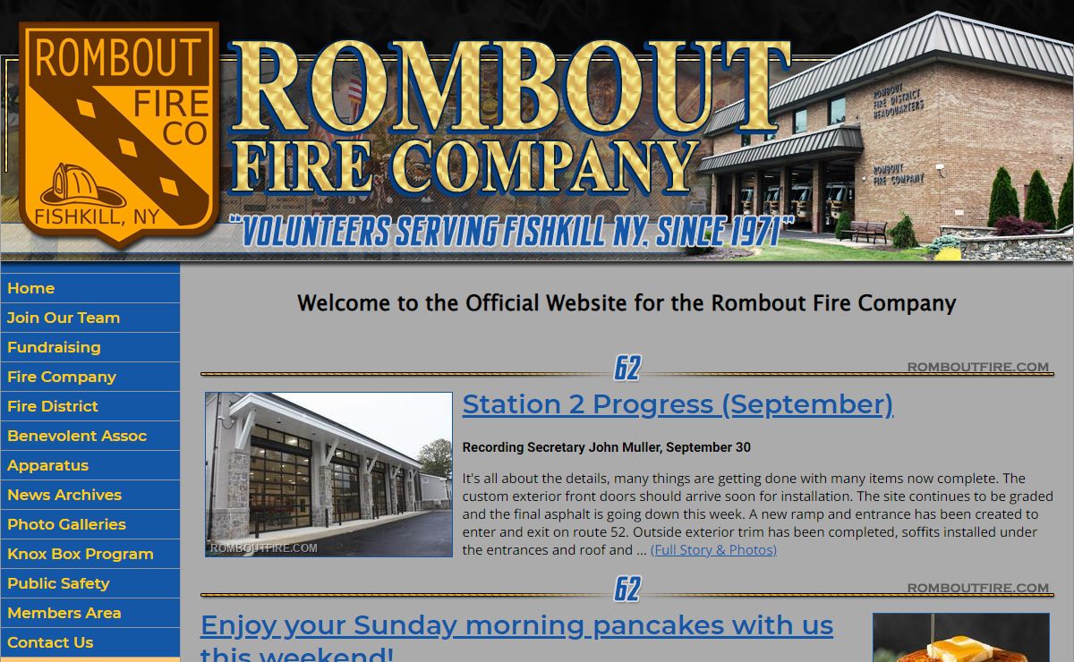 Rombout Fire Company - Dutchess County, NY