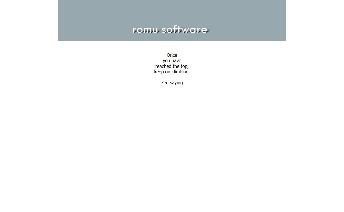 ROMU Software