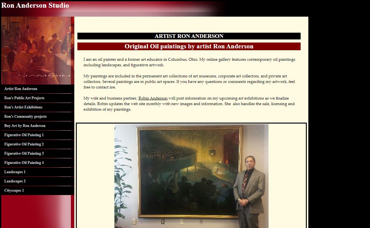 Original oil paintings by artist Ron Anderson