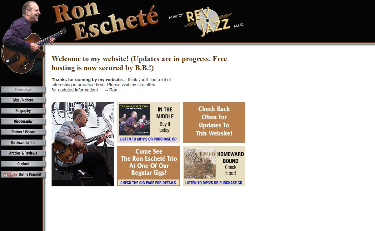 Ron Escheté - Home Page