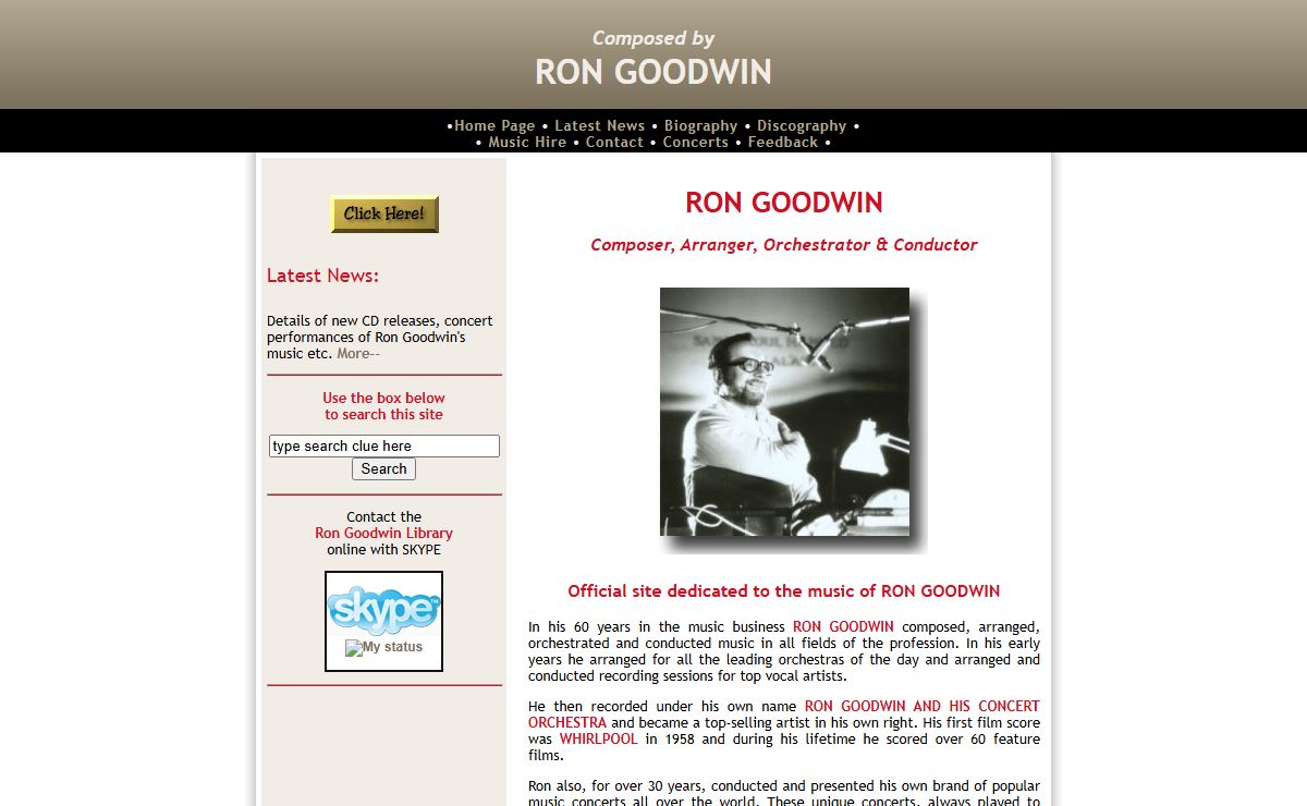 Composed by RON GOODWIN