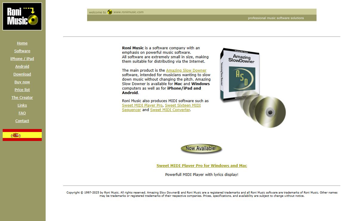 !Slow down and transcribe with Roni Music software - slow down the speed of music without changing the pitch