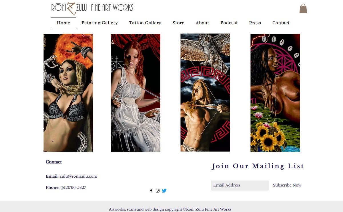 Oil Painter | Roni Zulu