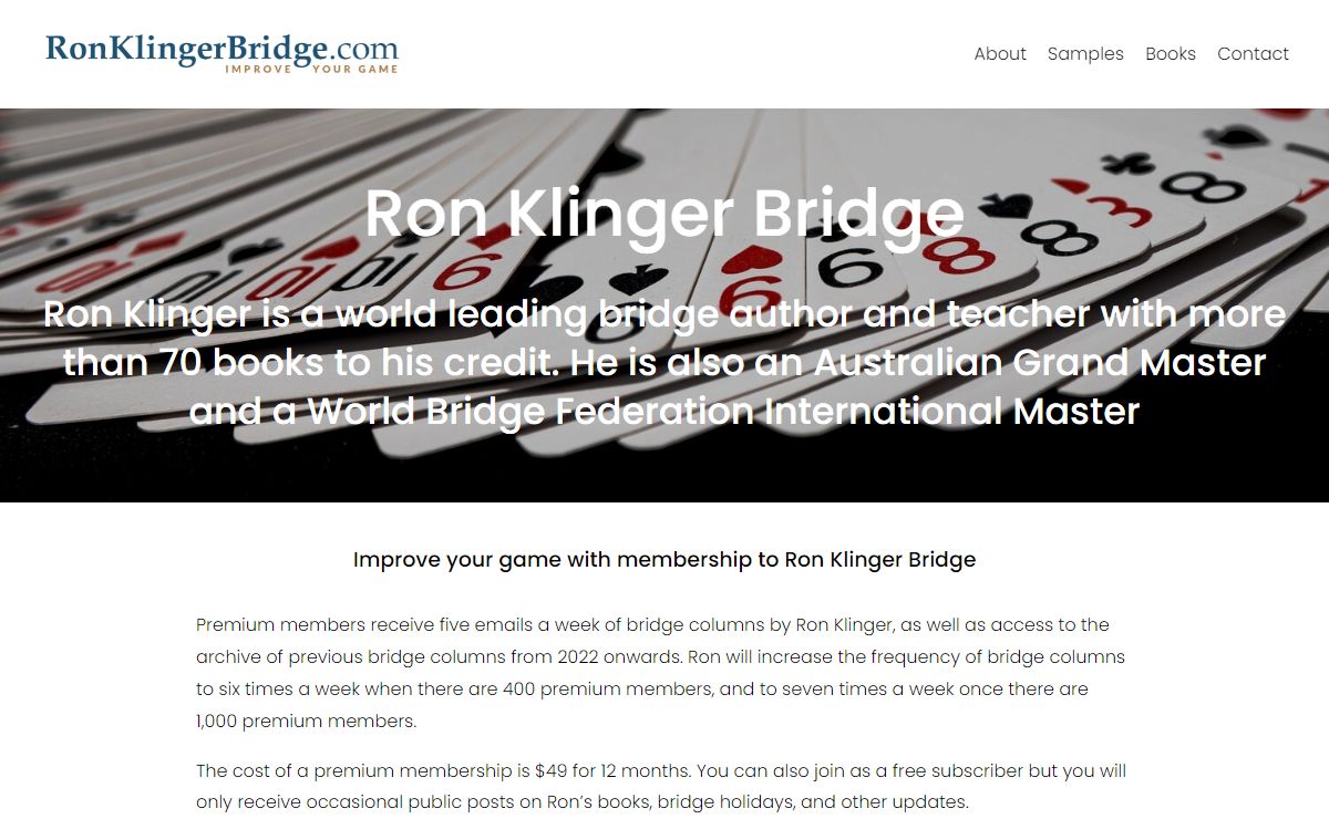 RonKlingerBridge.com