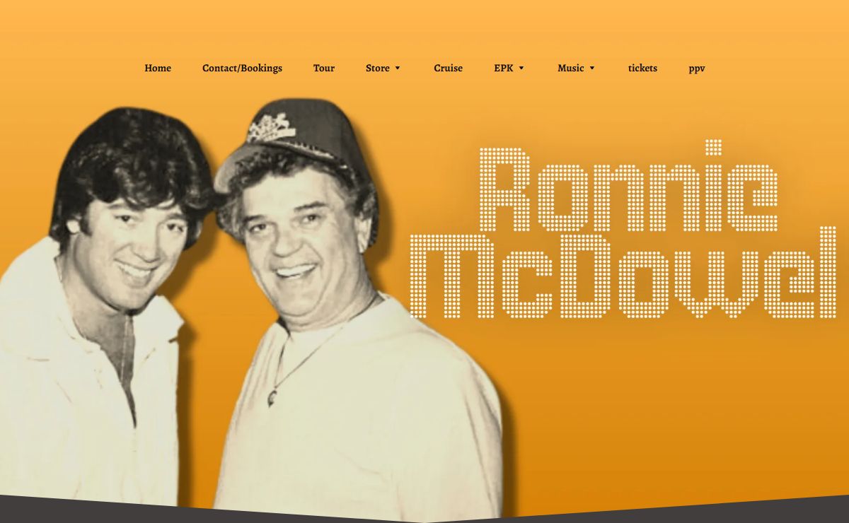 Ronnie McDowell Official Website