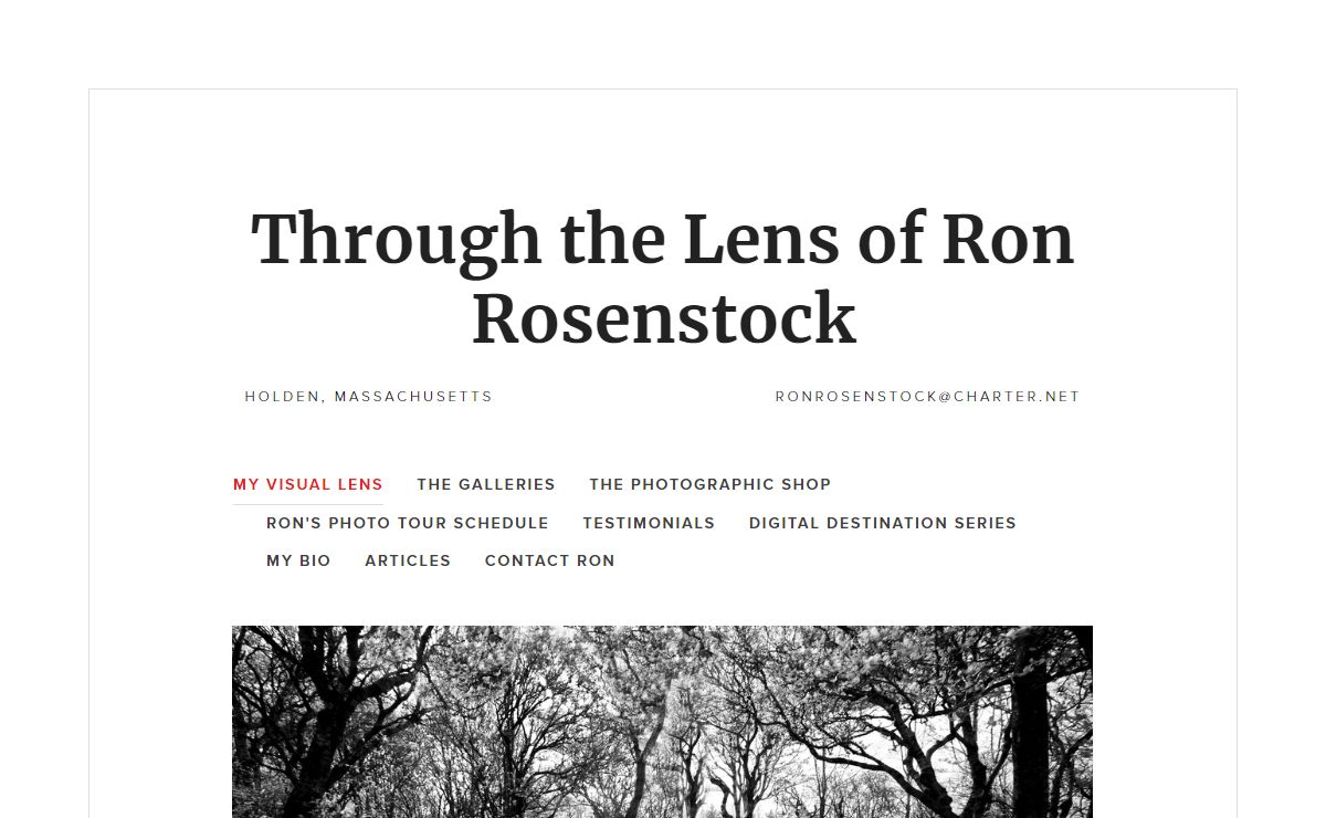 Through the Lens of Ron Rosenstock