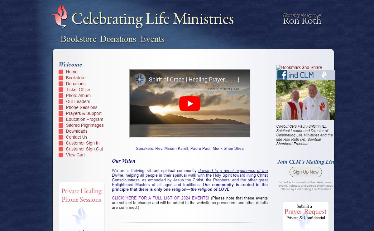 Welcome | Celebrating Life Ministries