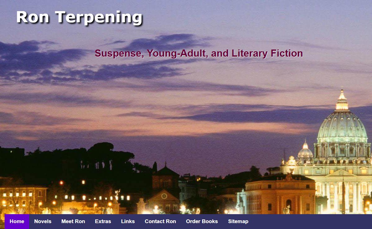 The Official Website of Suspense Novelist Ron Terpening