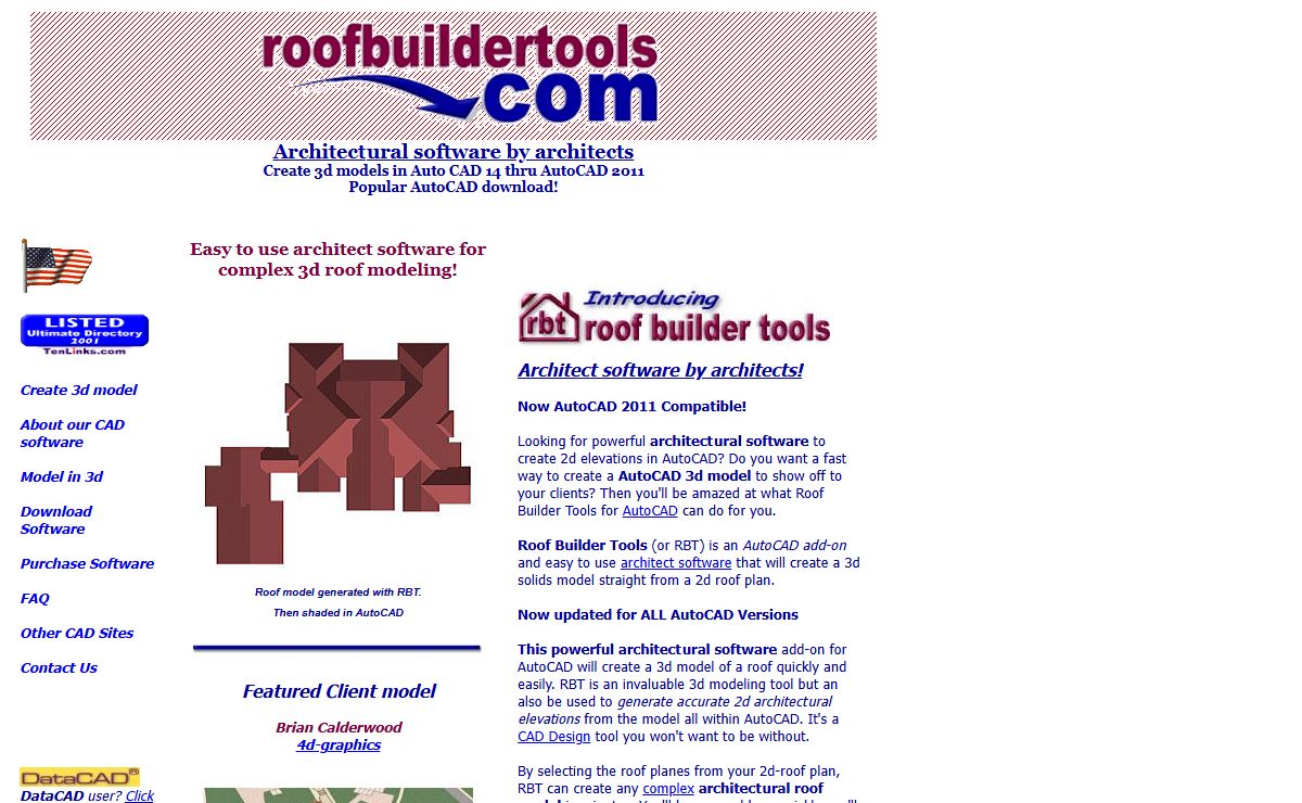 Architect software architect 3d models in AutoCAD